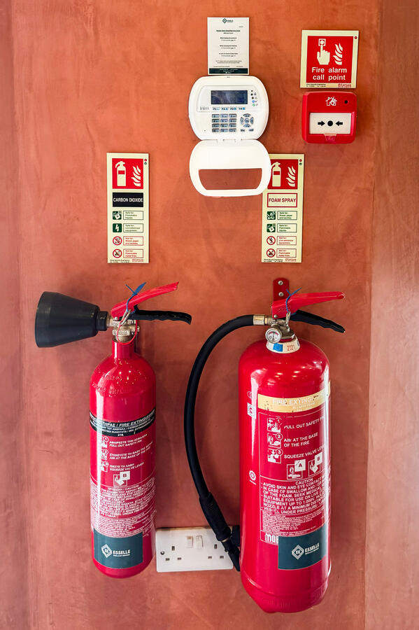 Fire detection, Intruder Alarm, Extinguishers & Signage